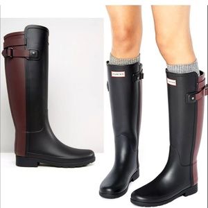 NWT Hunter Original Contrast boots